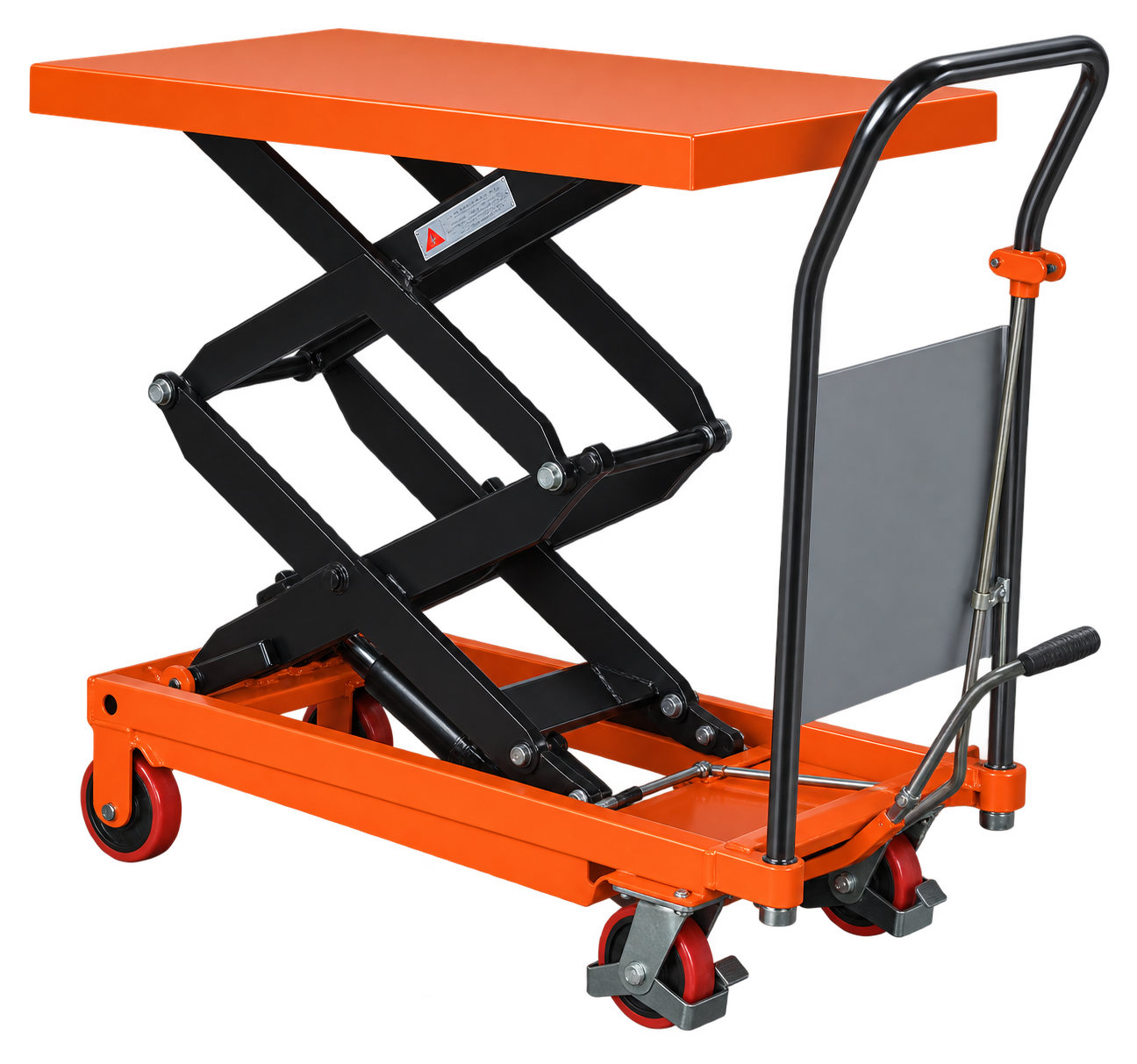 PTD35 350 kg Double-Scissor Manual Lift Table Cart